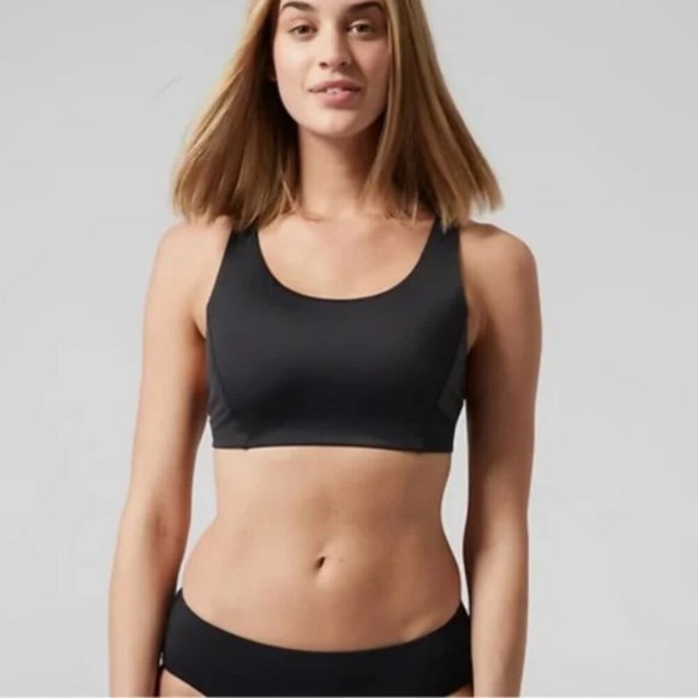 Athleta Malibu Bikini Top A-C size SP Black